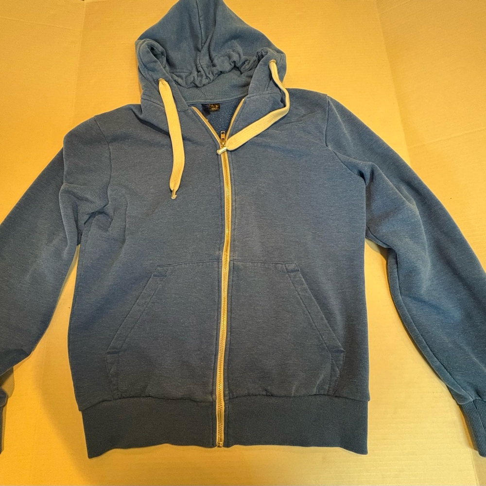 H&M Blue Zip-Up Men's Hoodie Small
